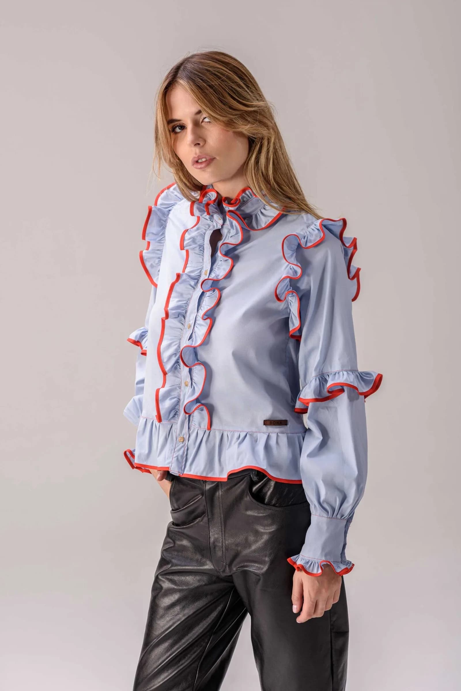 Camisa Rocío Celeste