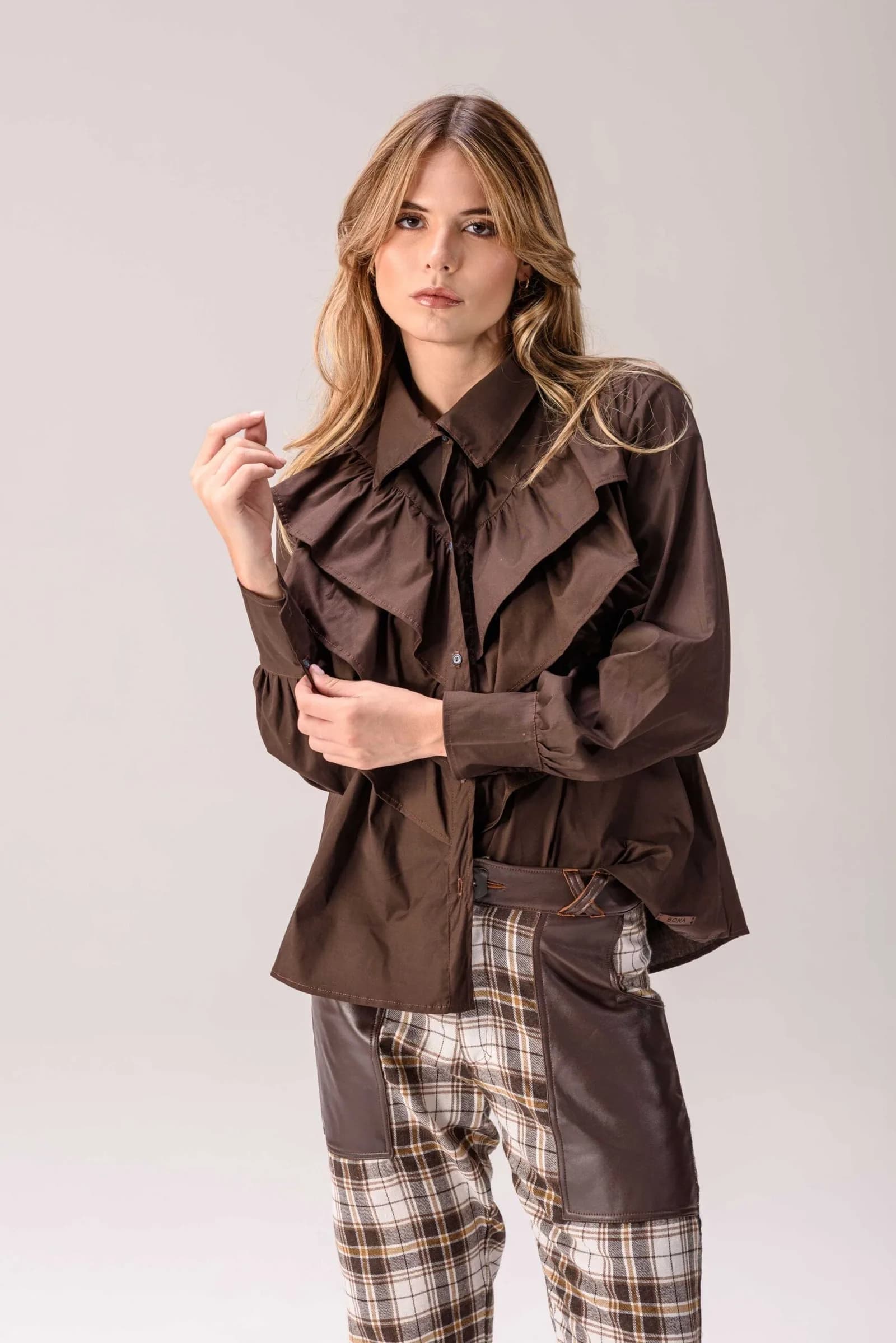 Camisa Bruma Chocolate