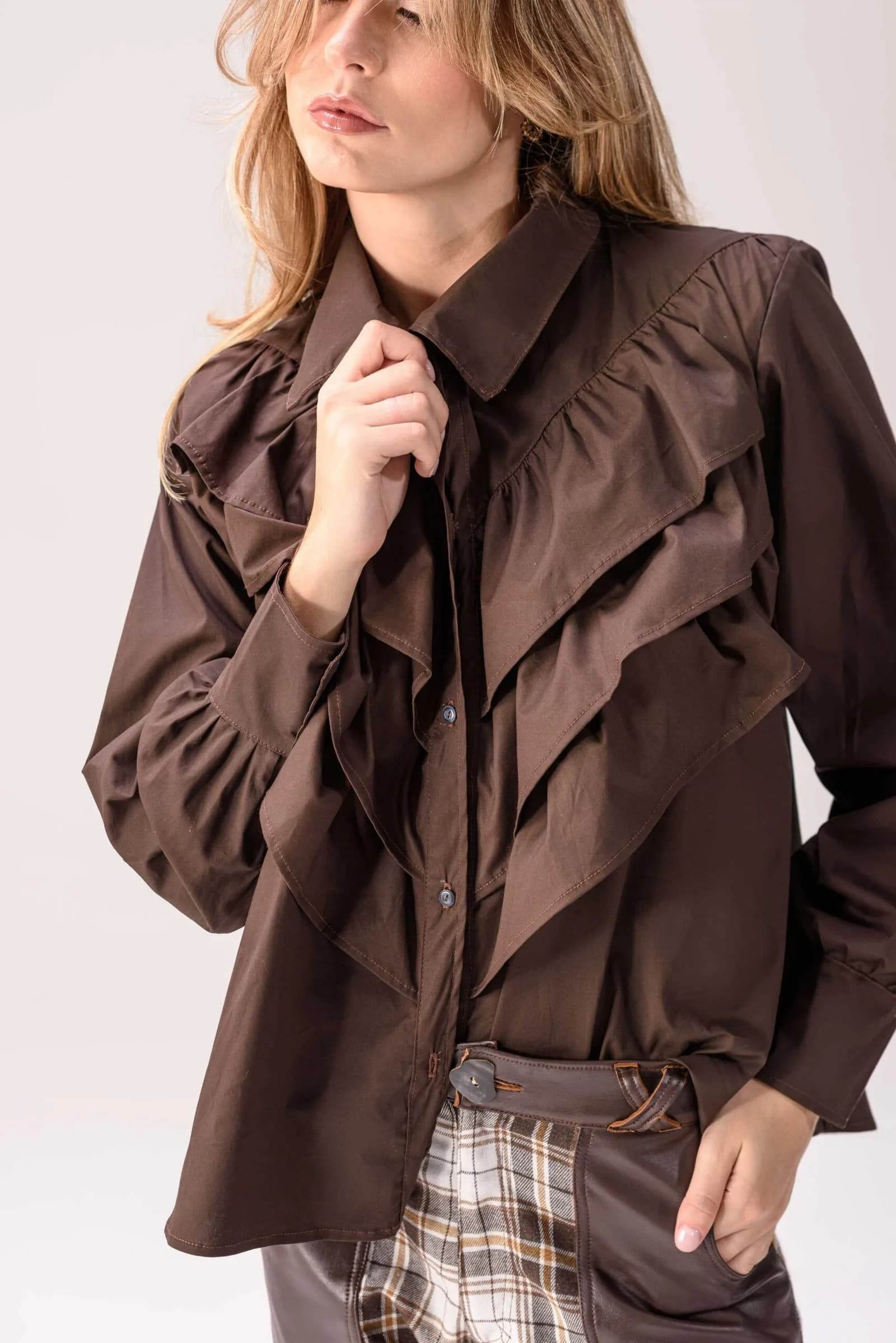 Camisa Bruma — Camisas y blusas Blanco · BONA