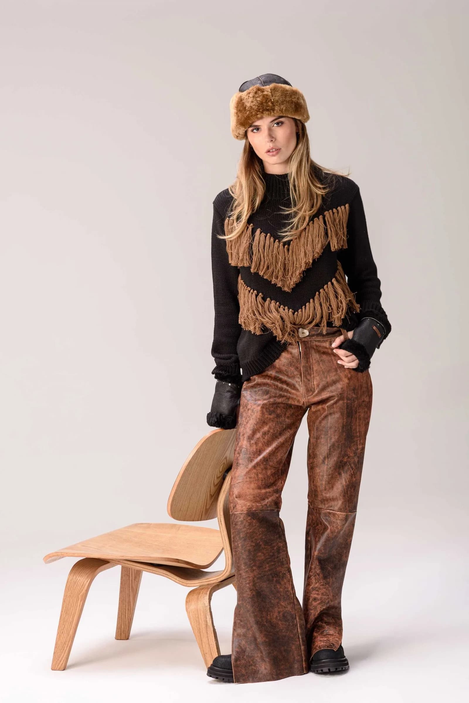 Sweater Origen — Tejidos Marrón · BONA