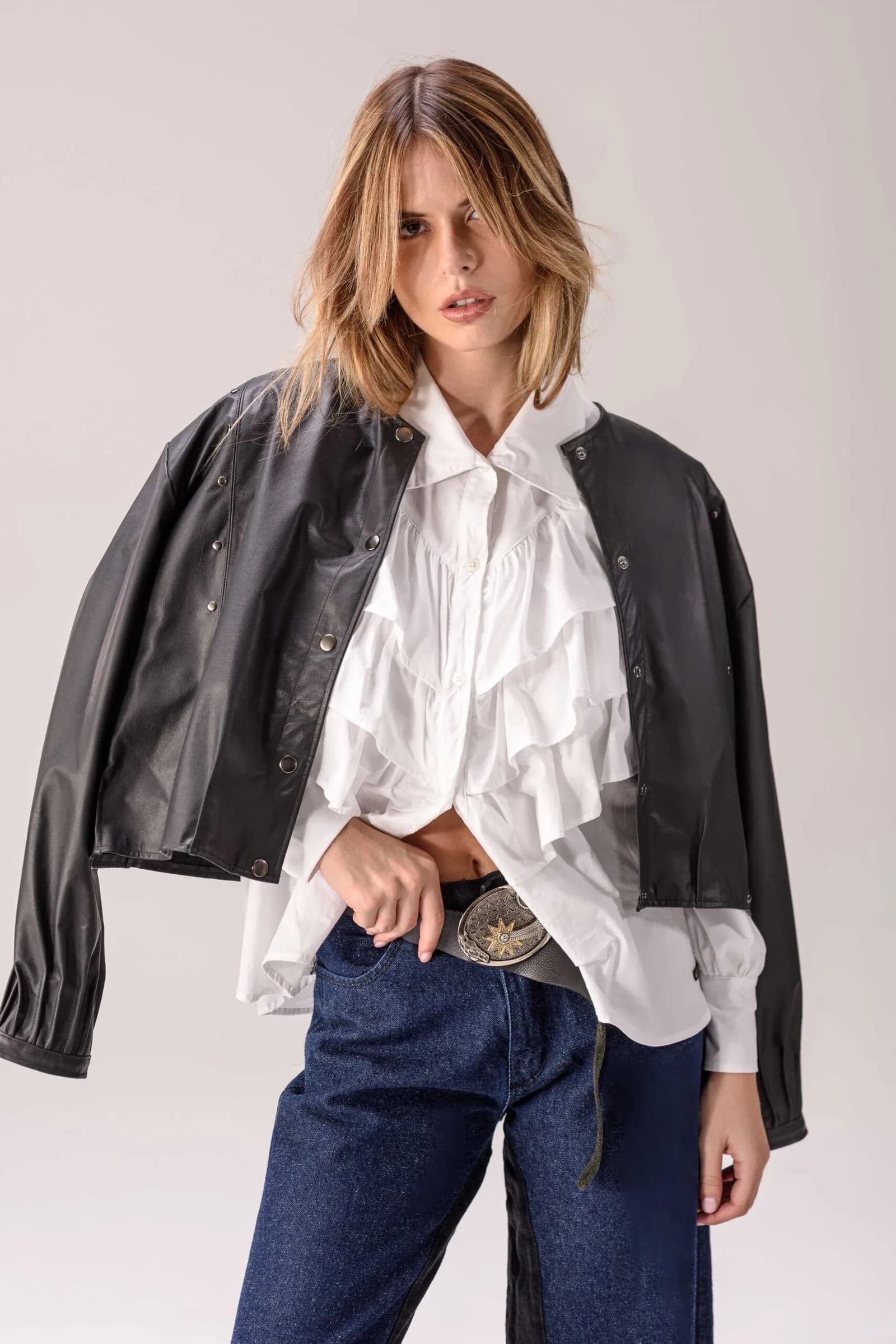 Camisa Bruma — Camisas y blusas Blanco · BONA