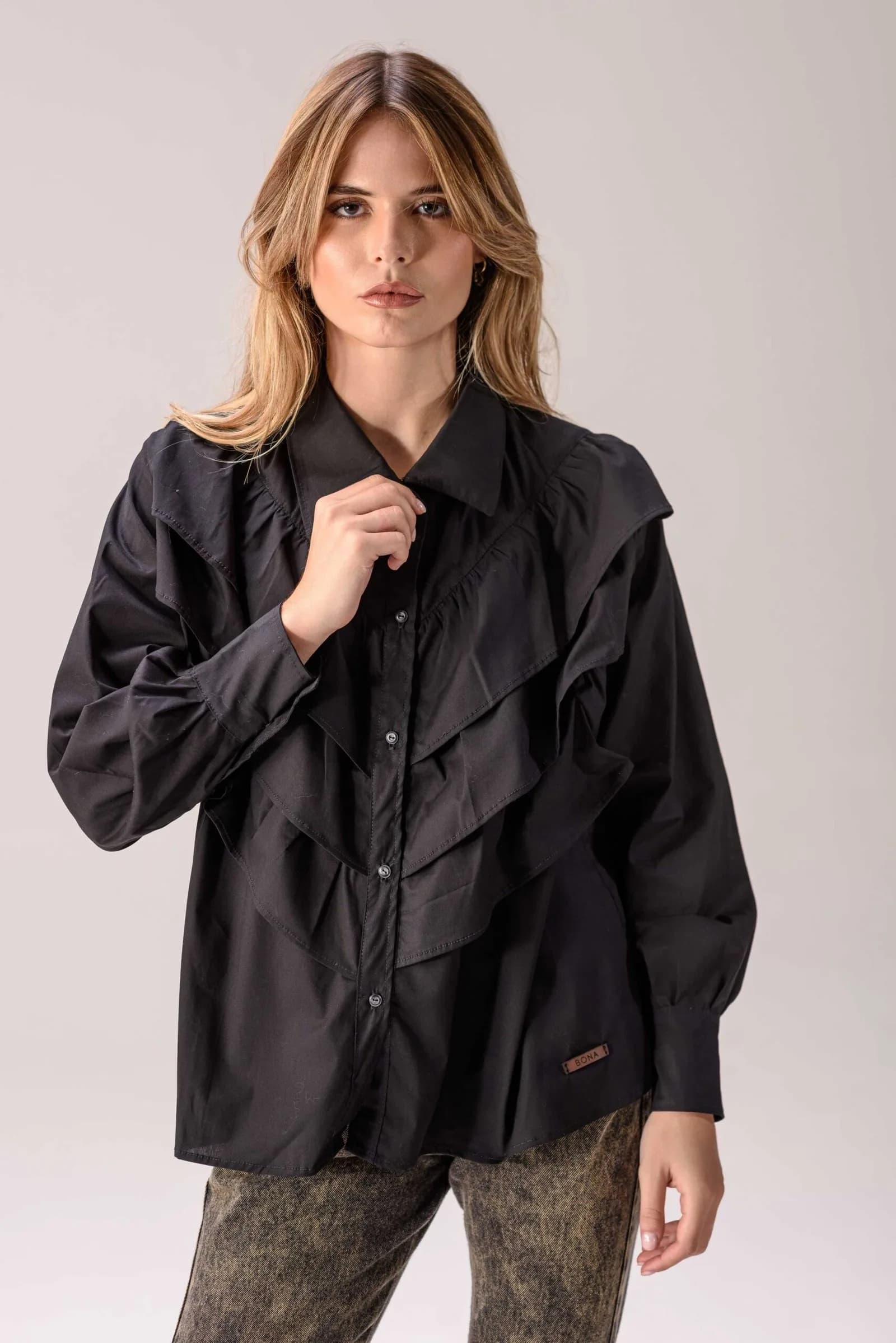 Camisa Bruma — Camisas y blusas Blanco · BONA