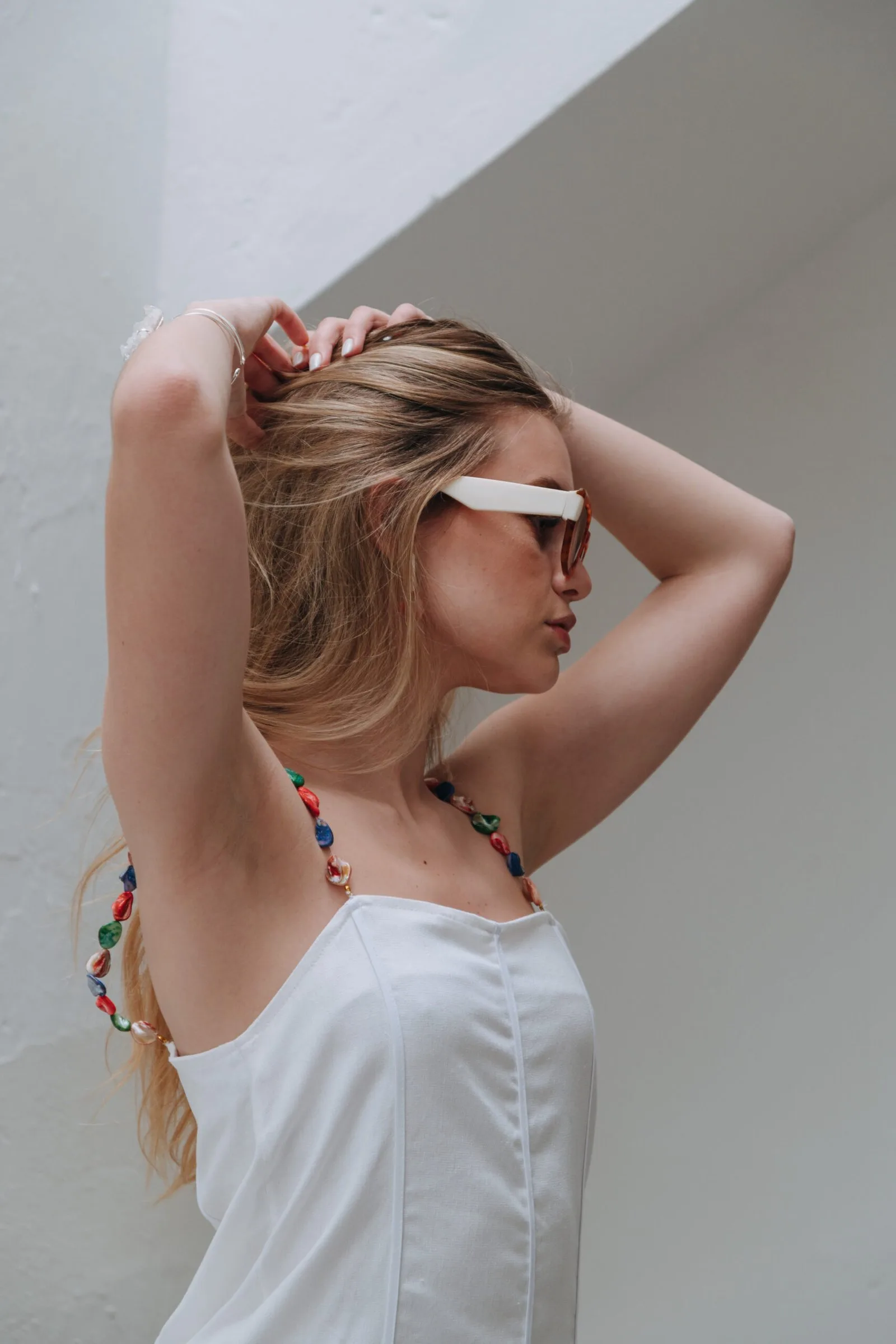 Vestido Serena Jewelry Blanco