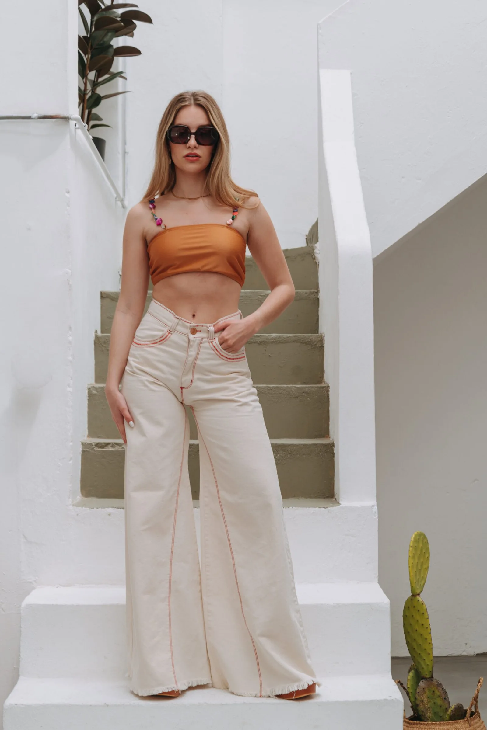 Jean Wide Leg Ítaca — 34