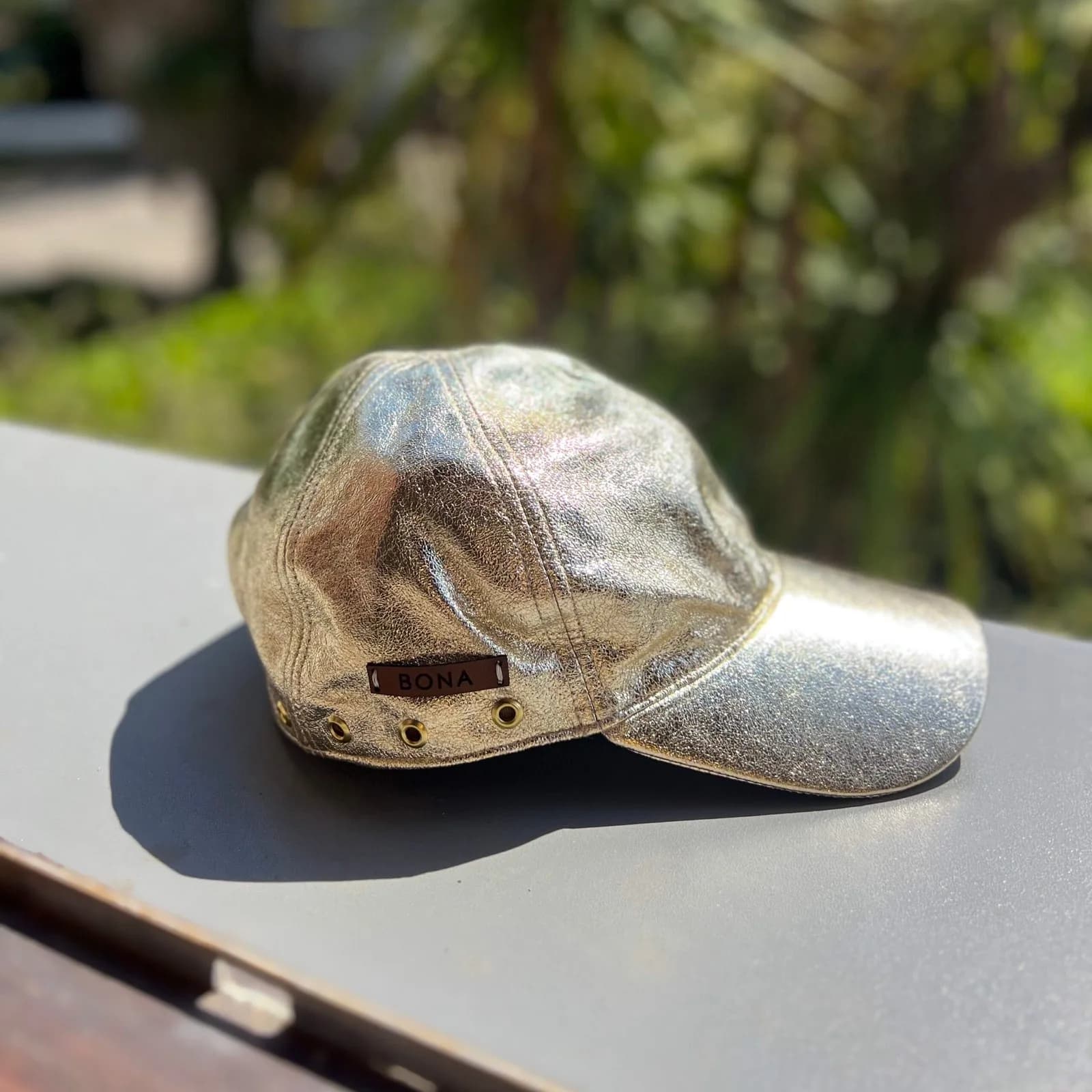 Roma Leather Cap